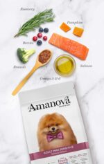 Amanova Dog Adult Mini Sensitive Salmon Deluxe - Łosoś 7kg - obrazek 4