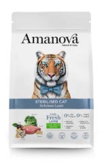 Amanova Cat Sterilised Delicious Lamb - jagnięcina 4kg - obrazek 5