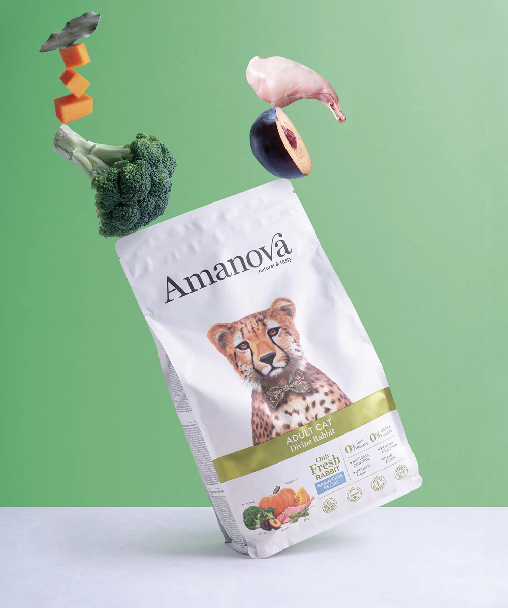 adultrabbit Amanova Cat Adult Divine Rabbit - królik 1,5kg - obrazek 1
