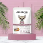 Amanova Dog Adult Tasty Salmon & Turkey - łosoś i indyk saszetka 300g [P06]